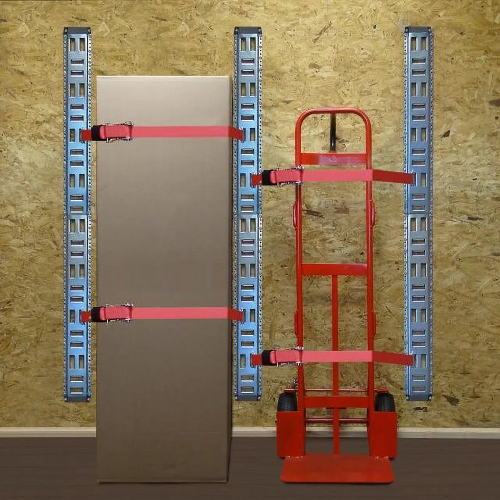SNAP-LOC Fast-Track E-Track 32 Inch 4-Pack USA Galvanized Steel Horizontal Vertical, Logistic Tie-Down for Pickups, Trucks, Trailers