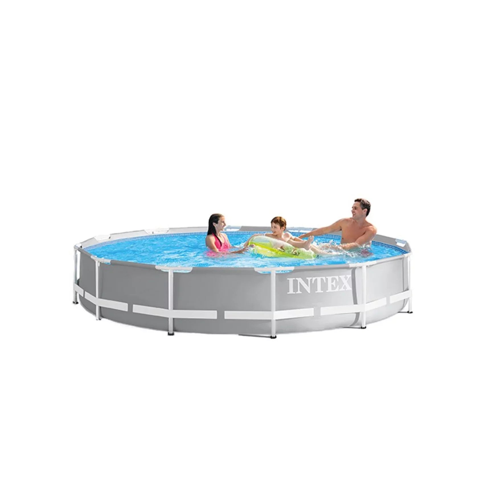 Prism Frame 12' x 30" Above Ground Swimming Pool Bundled with 48" Ground Ladder