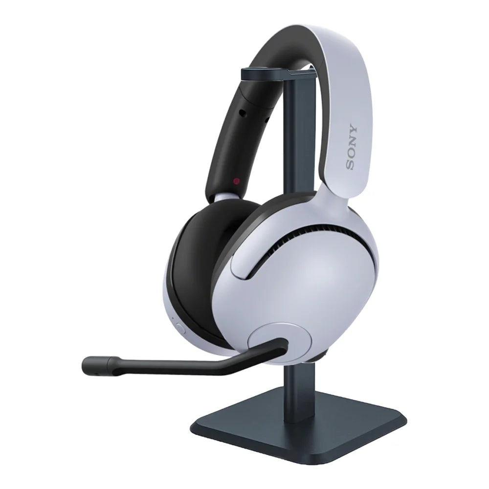 WHG500/W INZONE H5 Wireless Noise Cancelling Gaming Headset, White Bundle with Deco Gear Pro Audio Headphone Stand, 6 Foot USB-A to USB-C Cable & 2 YR CPS Enhanced Protection Pack