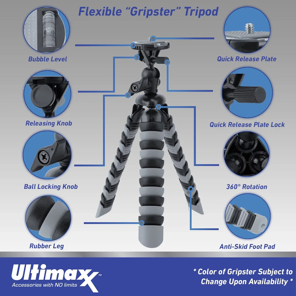 Ultimaxx Advanced Insta360 GO 3 Action Camera Bundle (32GB) - Includes: 1/4” Screw Adapter for Action Cam Mounts, Mini Metal Dolly & More (25pc Bundle)