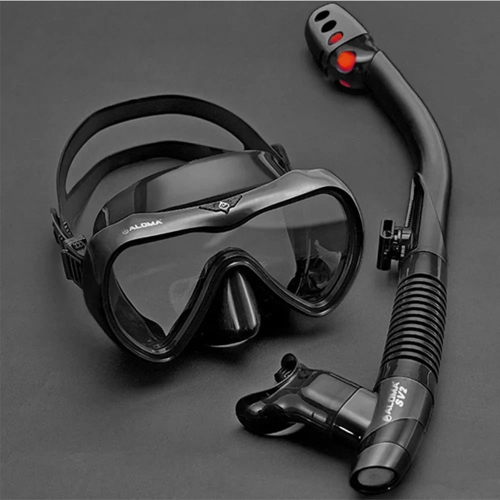 moobody Swim Goggles and Snorkeling Tube Set, Anti，fog with Leakproof Design