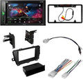 KIT4938 Bundle for 2012-2015 Toyota Prius W/ Pioneer Double DIN Car Stereo with Bluetooth/Backup Camera/Installation Kit/in-Dash DVD/CD AM/FM 6.2" WVGA Monitor Digital Media Receiver