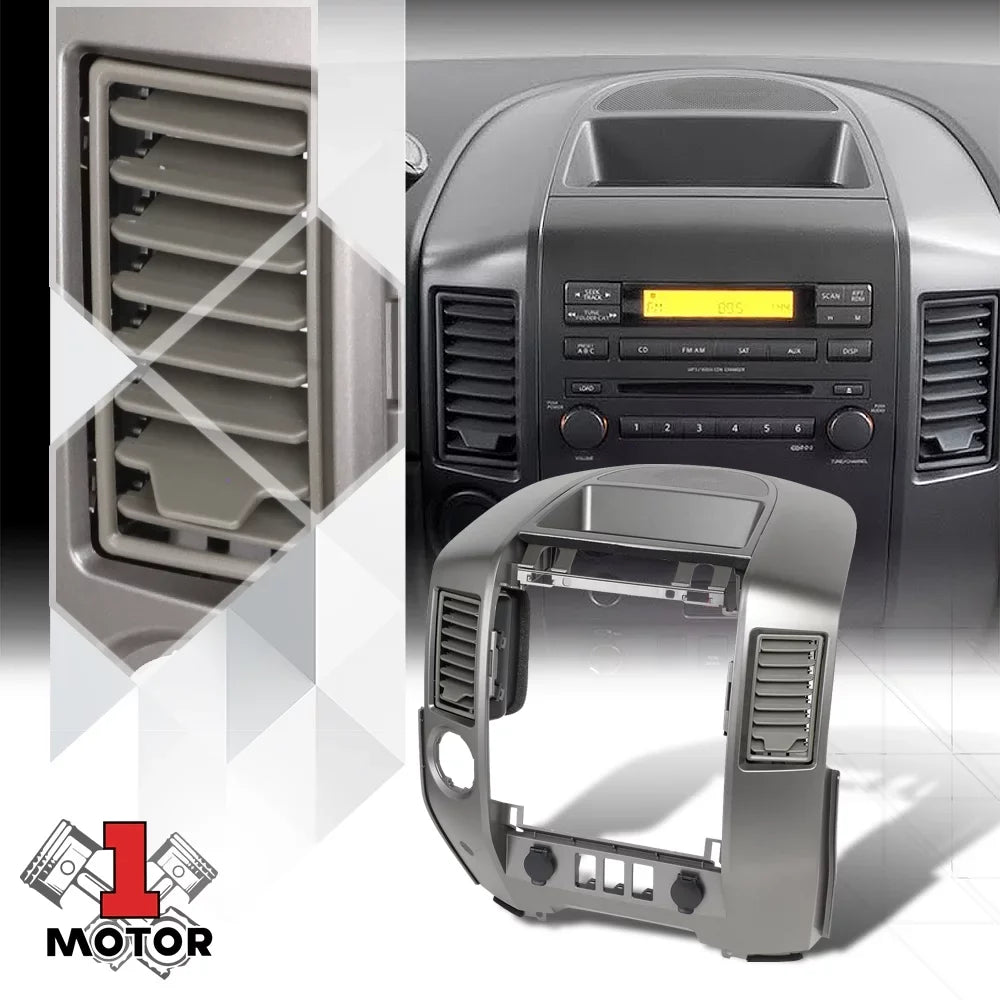 Instrument Radio A/C Center Console Bezel w/Speaker for 04-2006 Nissan Titan SE