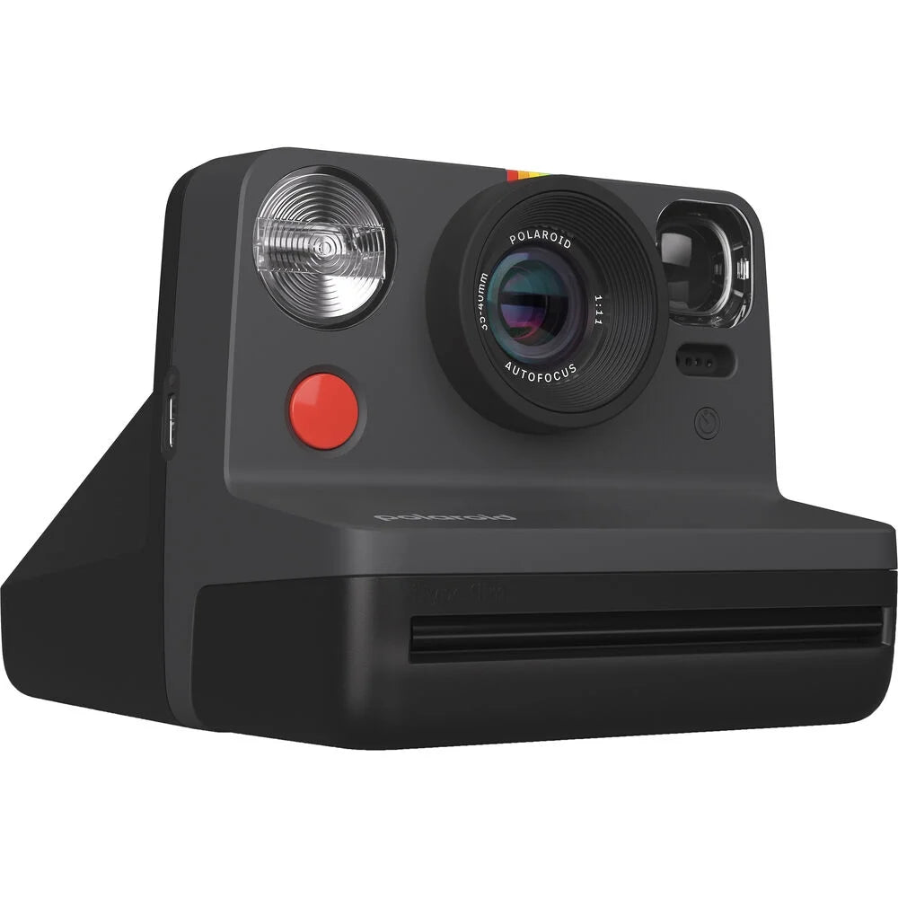 Polaroid Now 2nd Generation I-Type Instant Film Camera (Black) + Polar