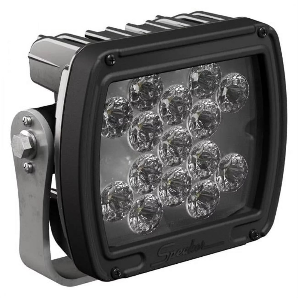 JW Speaker 1300581 6 in. 24V 526F Square Flood Beam LED Light, Black