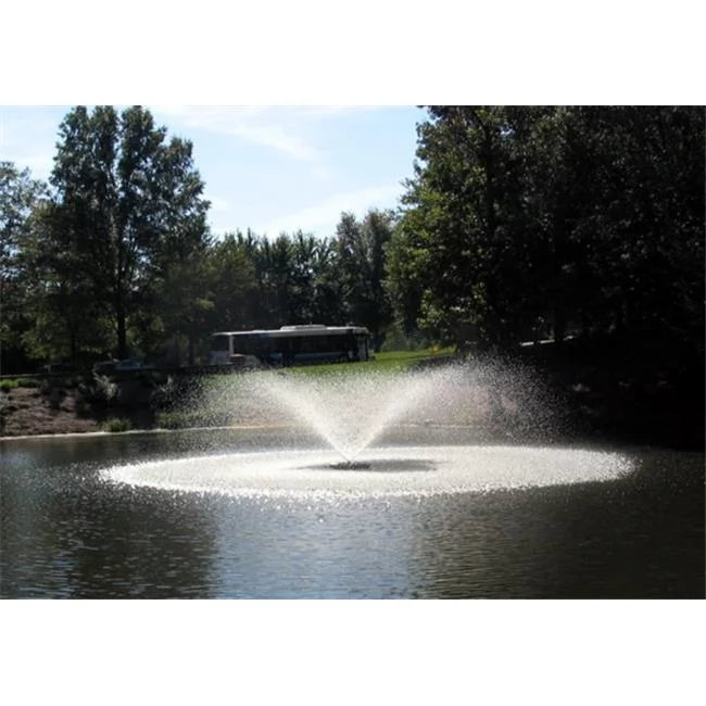 Kasco 1 J Series Decorative Fountain - 120V with 50 Ft Electric Power Cord | Pond and Lake Fountain | Efficient Pond Aerator Outdoor Fountain Black