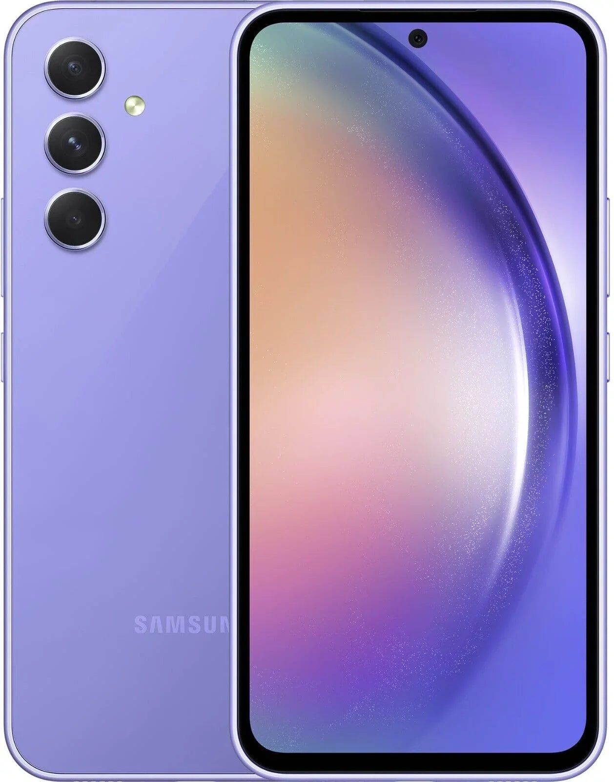Galaxy A54 5G A Series Cell Phone, Factory Unlocked Android Smartphone, 128GB w/ 6.4 Fluid Display Monitor Hi Res Camera, Long Battery Life, Refined Design, US Version, 2023, Awesome Violet