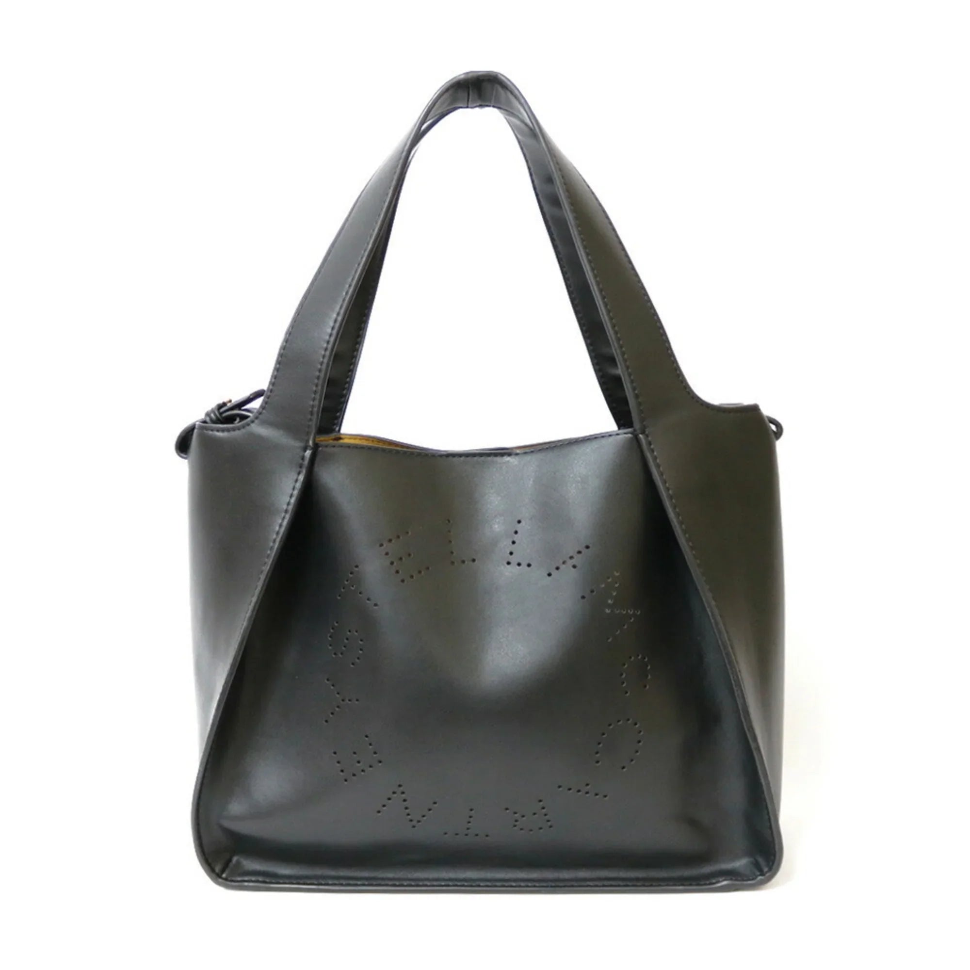 Pre-Owned Stella McCartney Shoulder Bag Polyurethane Black Ladies (Good)