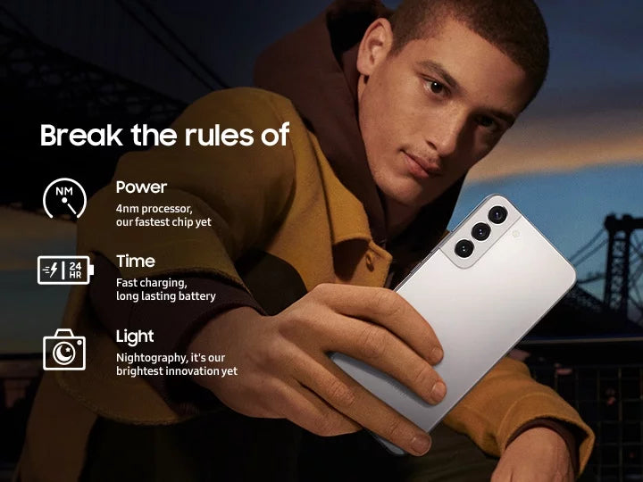 Galaxy S22 5G (256GB, 8GB) 6.1" Fully Unlocked (GSM+Verizon) S901U1 (Excellent - Second-hand