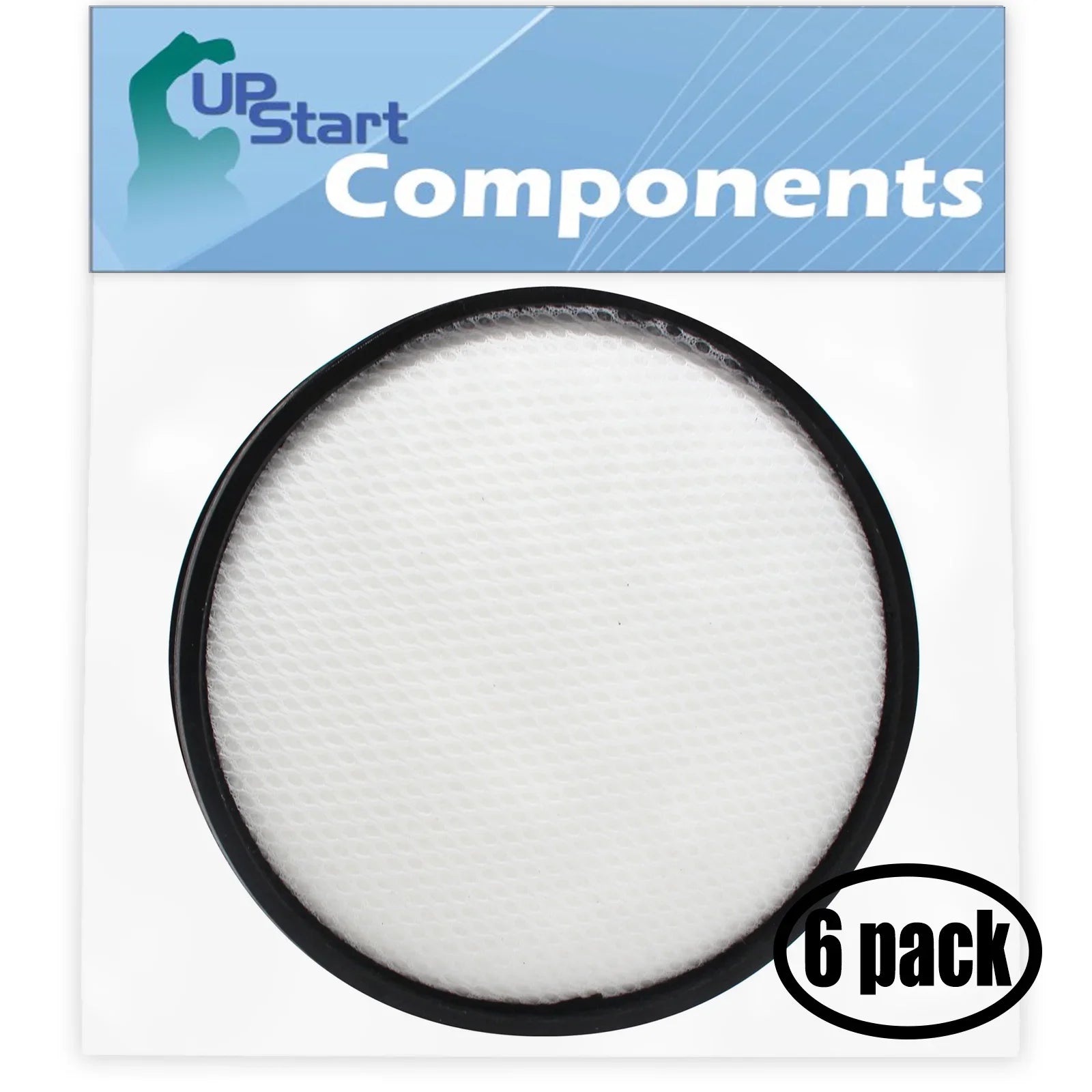 6-Pack Replacement for Hoover Air Steerable Bagless Upright UH72409 Vacuum Primary Filter - Compatible with Hoover Windtunnel 303903001 Primary Filter