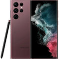 Restored Galaxy S22 Ultra 5G S908U (Fully Unlocked) 128GB Burgundy (Refurbished)