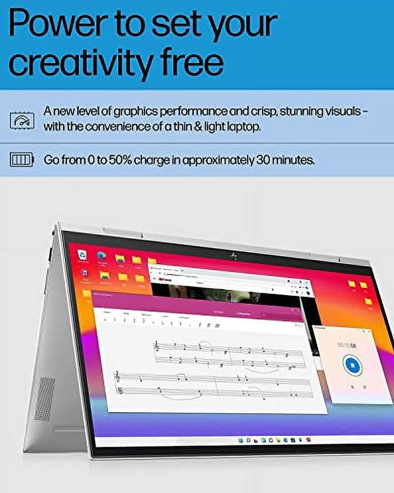 2022 Latest Envy X360 2-in-1 Notebook | 15.6" FHD IPS Display | 12-Core i7-1260P | 32GB DDR4 1TB NVMe SSD | WiFi 6 | Thunderbolt4 | HDMI2.1 | Backlit KB | Fingerprint | Windows 11 Home