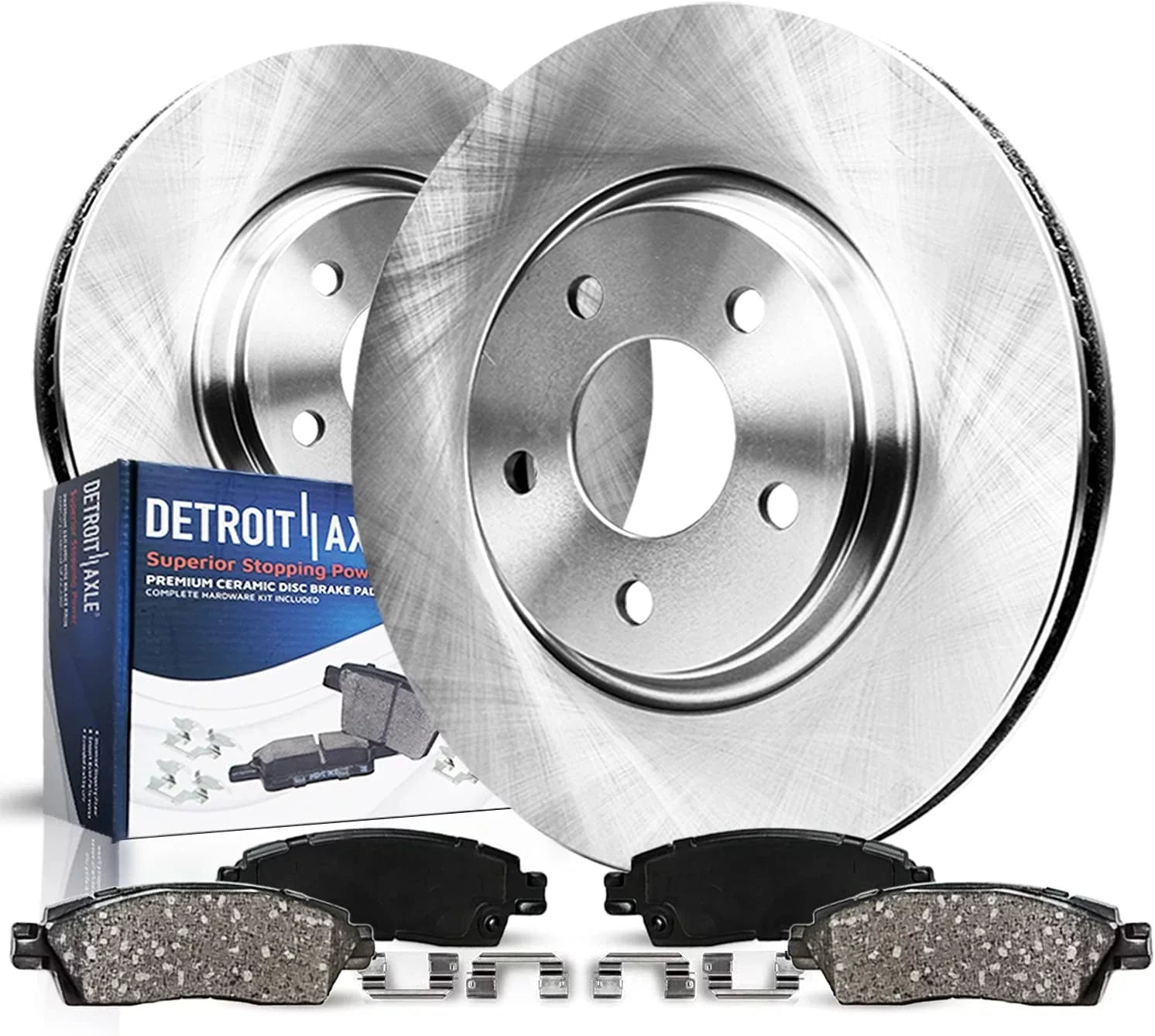 Detroit Axle - Front Brake Kit for 4WD Ford Ranger Explorer Sport Trac Mazda B4000 Replacement Disc Brakes Rotor and Ceramic Brake Pads Fits select: 2003-2004,2010-2011 FORD RANGER SUPER CAB