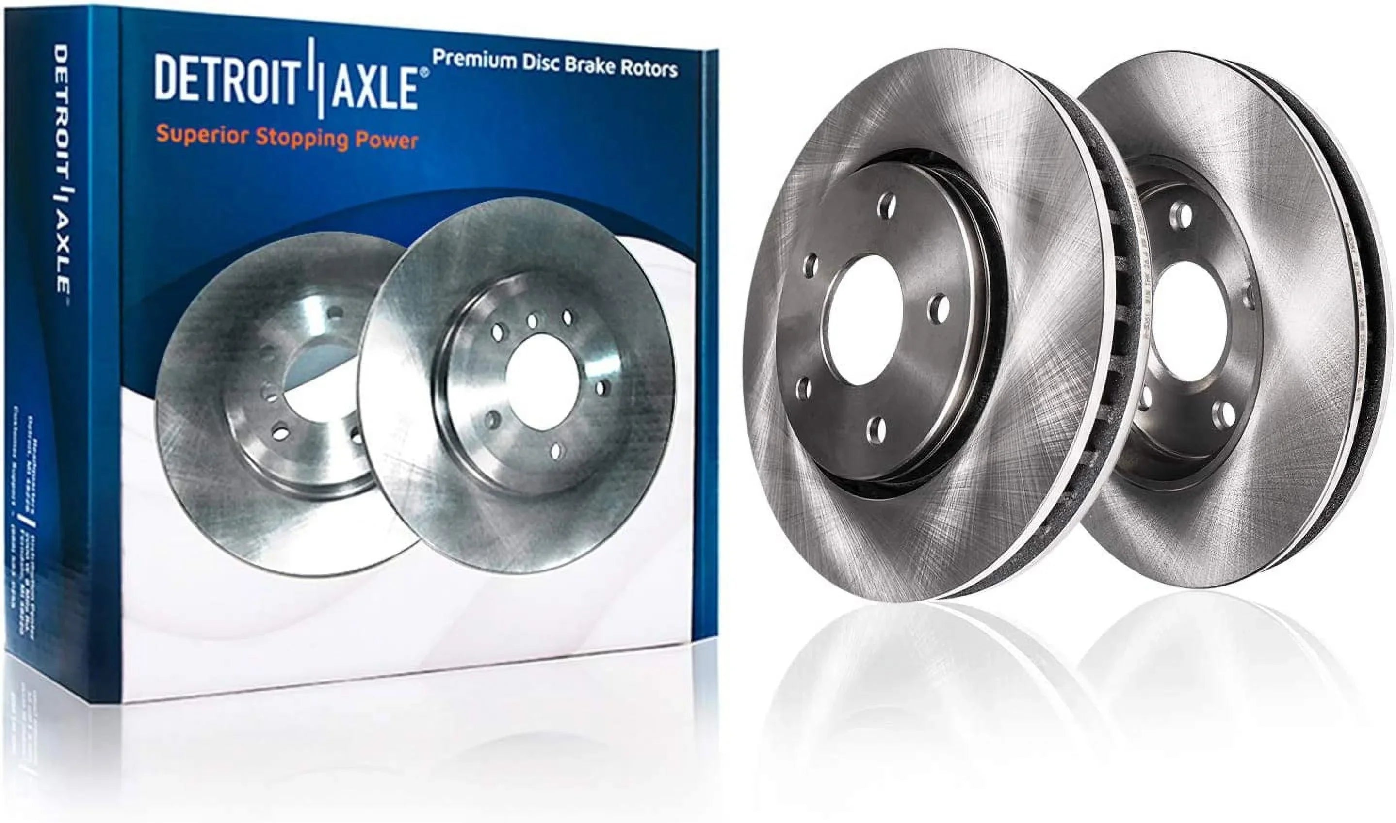 Detroit Axle - Front Brake Kit for 4WD Ford Ranger Explorer Sport Trac Mazda B4000 Replacement Disc Brakes Rotor and Ceramic Brake Pads Fits select: 2003-2004,2010-2011 FORD RANGER SUPER CAB