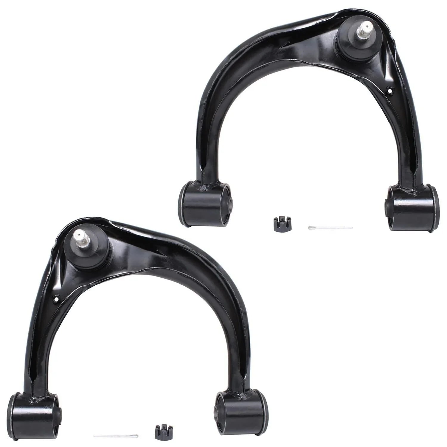 Detroit Axle - 14pc Suspension Kit for 2003-2009 Toyota 4Runner, 2007-2009 FJ Cruiser, 2 Upper Control Arms w/Ball Joints, 2 Lower Ball Joints, 4 Tie Rods, 4 Sway Bars, 2 Boots, Replacement
