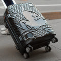 Ful Disney Textured Mickey Mouse 25in Hardsided Rolling Luggage - 25" Black