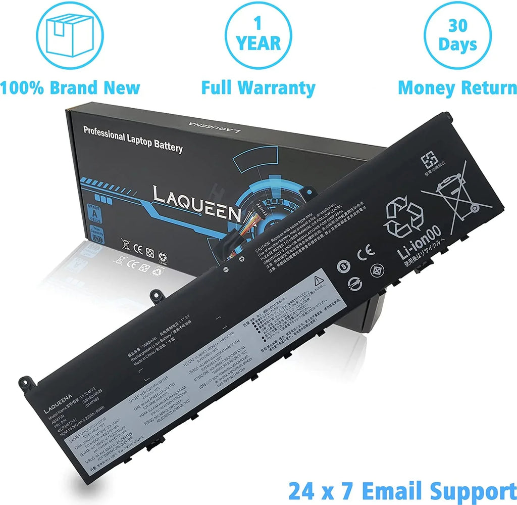 LAQUEENA L17C4P72 Mobile pc y Compatible with ThinkPad X1 Extreme 1st Gen/2nd Gen ThinkPad P1 1st Gen/P1 Gen