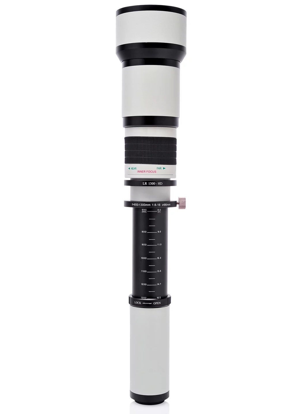 Opteka 650-1300mm (with 2x- 1300-2600mm) f/8 Manual Telephoto Lens + UV for a7r, a7s, a7, a6300, a6000, a5100, a5000, a3000, NEX-7, NEX-6, NEX-5T, 5N, 5R, 3N and other E-Mount Digital SLR Cameras
