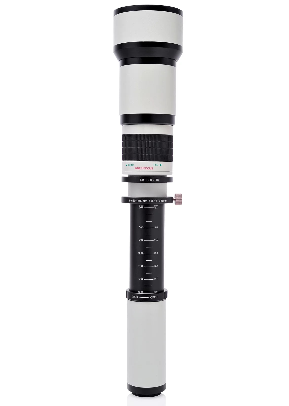Opteka 650-1300mm (with 2x- 1300-2600mm) f/8 Manual Telephoto Lens + UV for a7r, a7s, a7, a6300, a6000, a5100, a5000, a3000, NEX-7, NEX-6, NEX-5T, 5N, 5R, 3N and other E-Mount Digital SLR Cameras