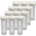 SpiroPure Clear Fluid Filter Housing 10 inch / 2.5 x 10 / 158117 Transparent Standard Housing (Case of 12)