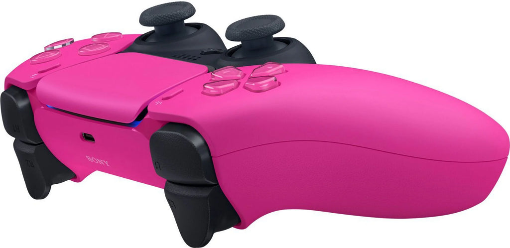 PlayStation 5, PS5 DualSense Wireless Controller - Nova Pink Bundle With 6Ave Microfiber Cleaning Cloth