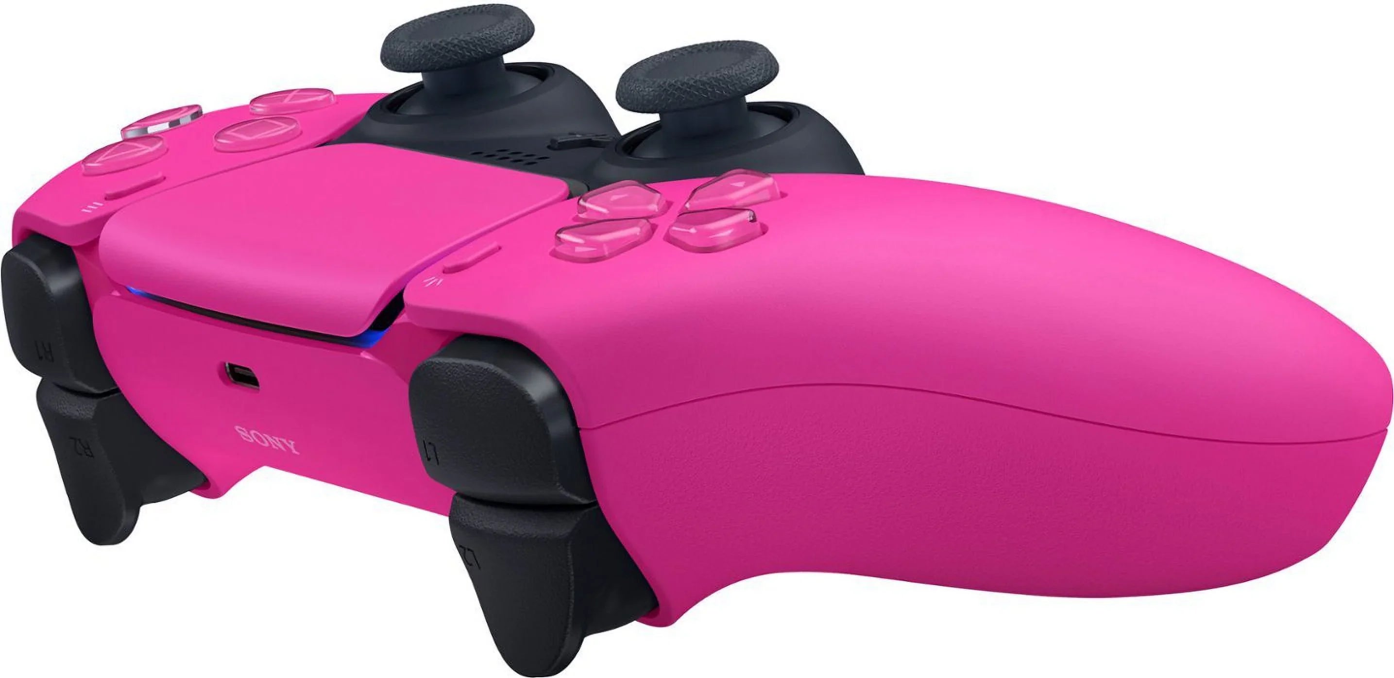PlayStation 5, PS5 DualSense Wireless Controller - Nova Pink Bundle With 6Ave Microfiber Cleaning Cloth