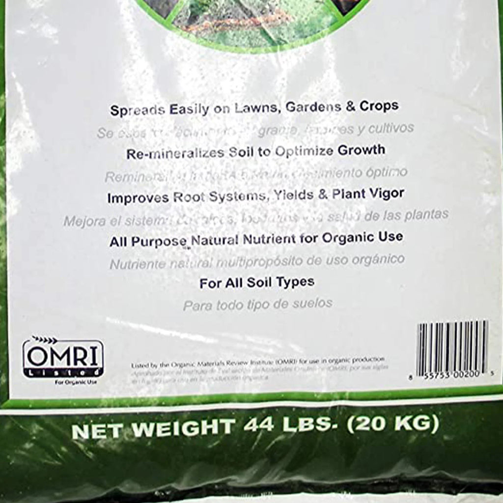 Azomite 44 lbs Granular Organic Trace Mineral Soil Additive Fertilizer