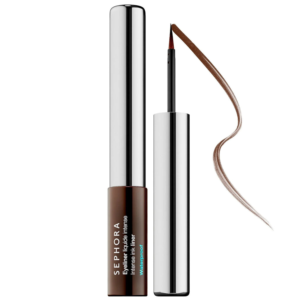 SEPHORA COLLECTION Intense Felt-Tip Liquid Fluid Eyeliner - 02 - Satin Chocolate Brown - brown - 0.09 oz/2.8 mL