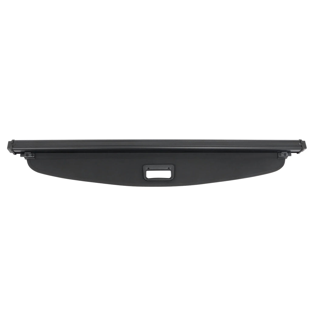 Ikon Motorsports Retractable Rear Trunk Security Cargo Cover Tonneau Luggage Shade Added on Bodykit Replacement Compatible With 2020-2024 Ford Escape Black Canvas