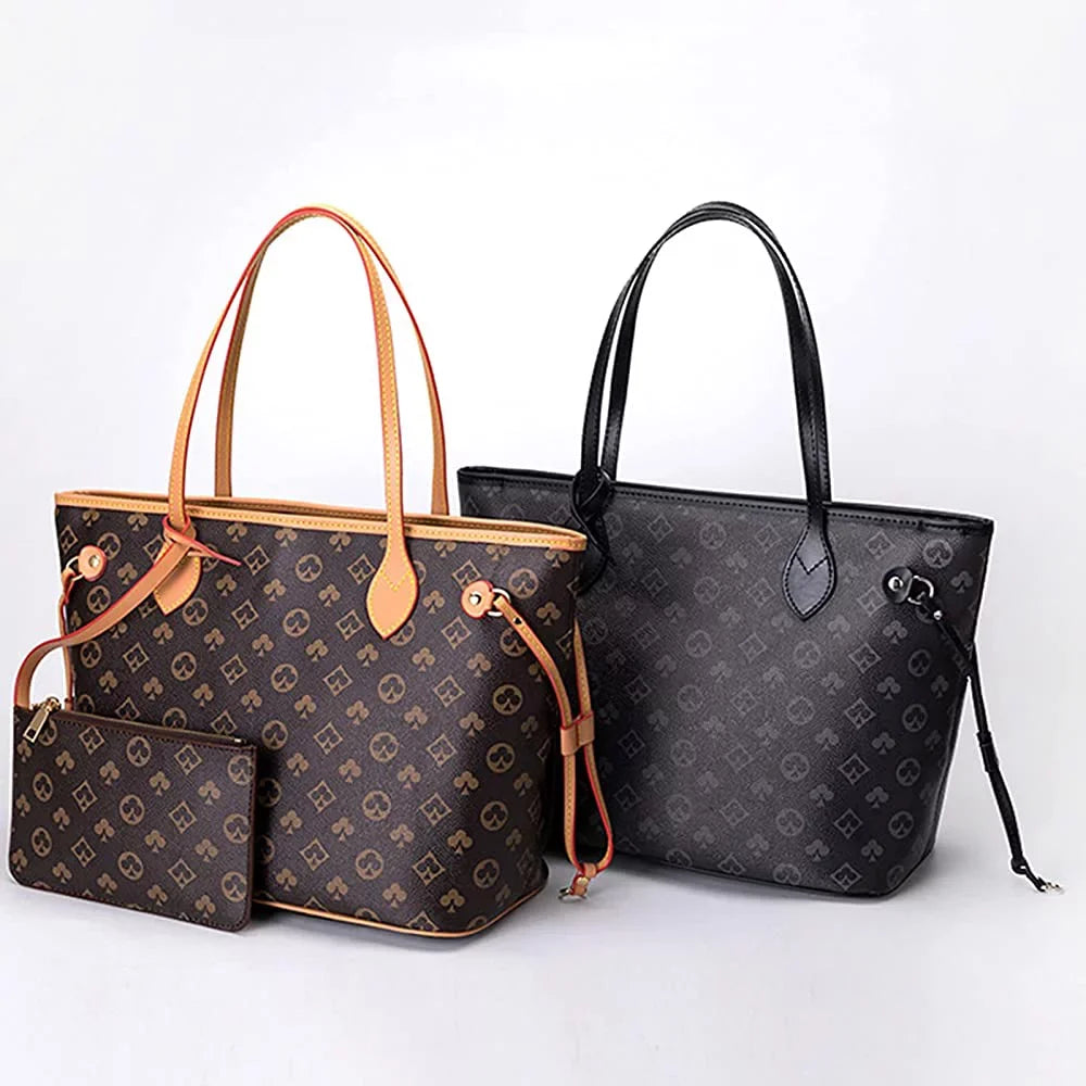 BUTIED Checkered Shoulder Tote Bag For Women