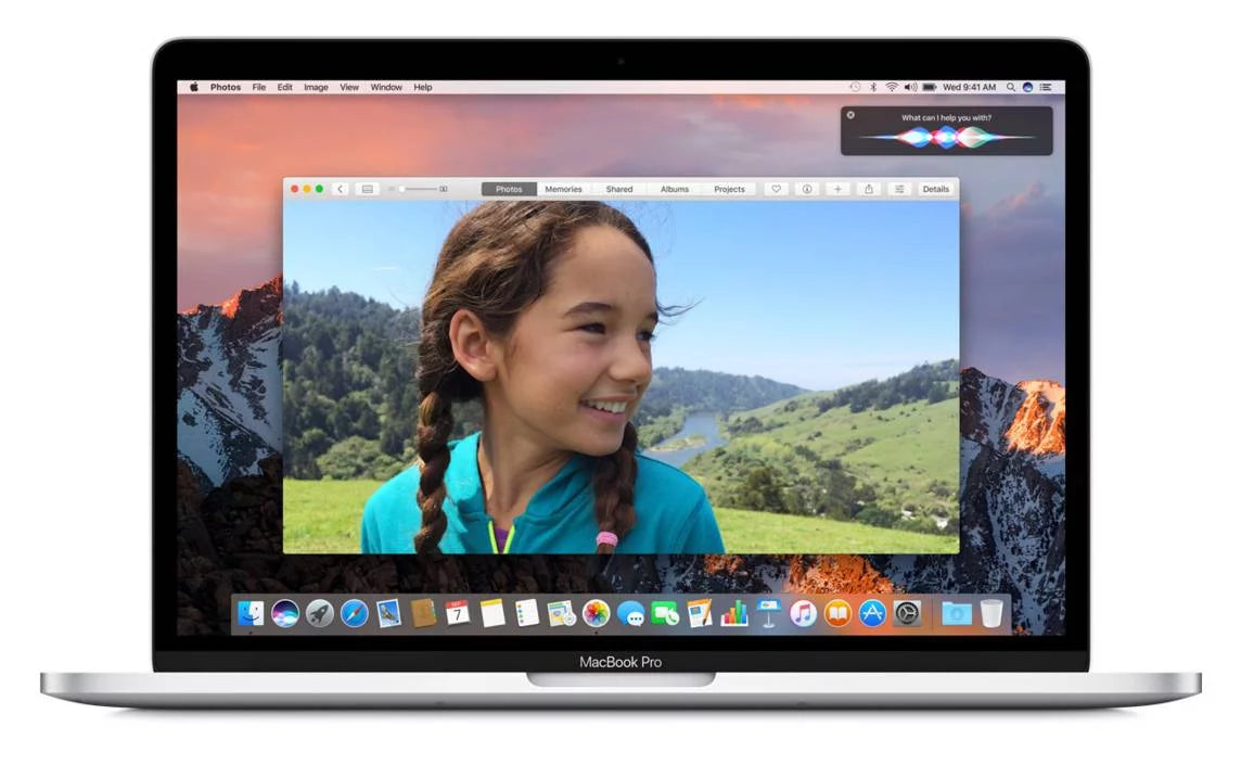 A Grade Macbook Pro 13.3-inch (Retina, Silver, Touch Bar) 2.9Ghz Dual Core i5 (Late 2016) MLVP2LL/A 64GB SSD 8GB Memory 2560x1600 Display Mac OS Sierra Power Adapter Included