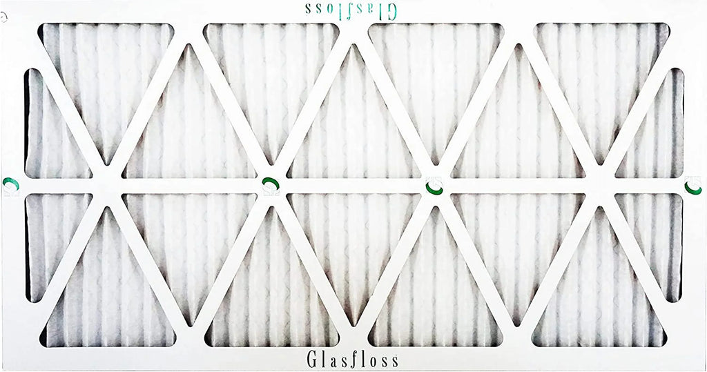 Glasfloss 12x26x1 - MERV 10 -Qty:6 - Furnace Air Filter - Made in USA (Actual Size: 11.5 x 25.5x7/8 inch)