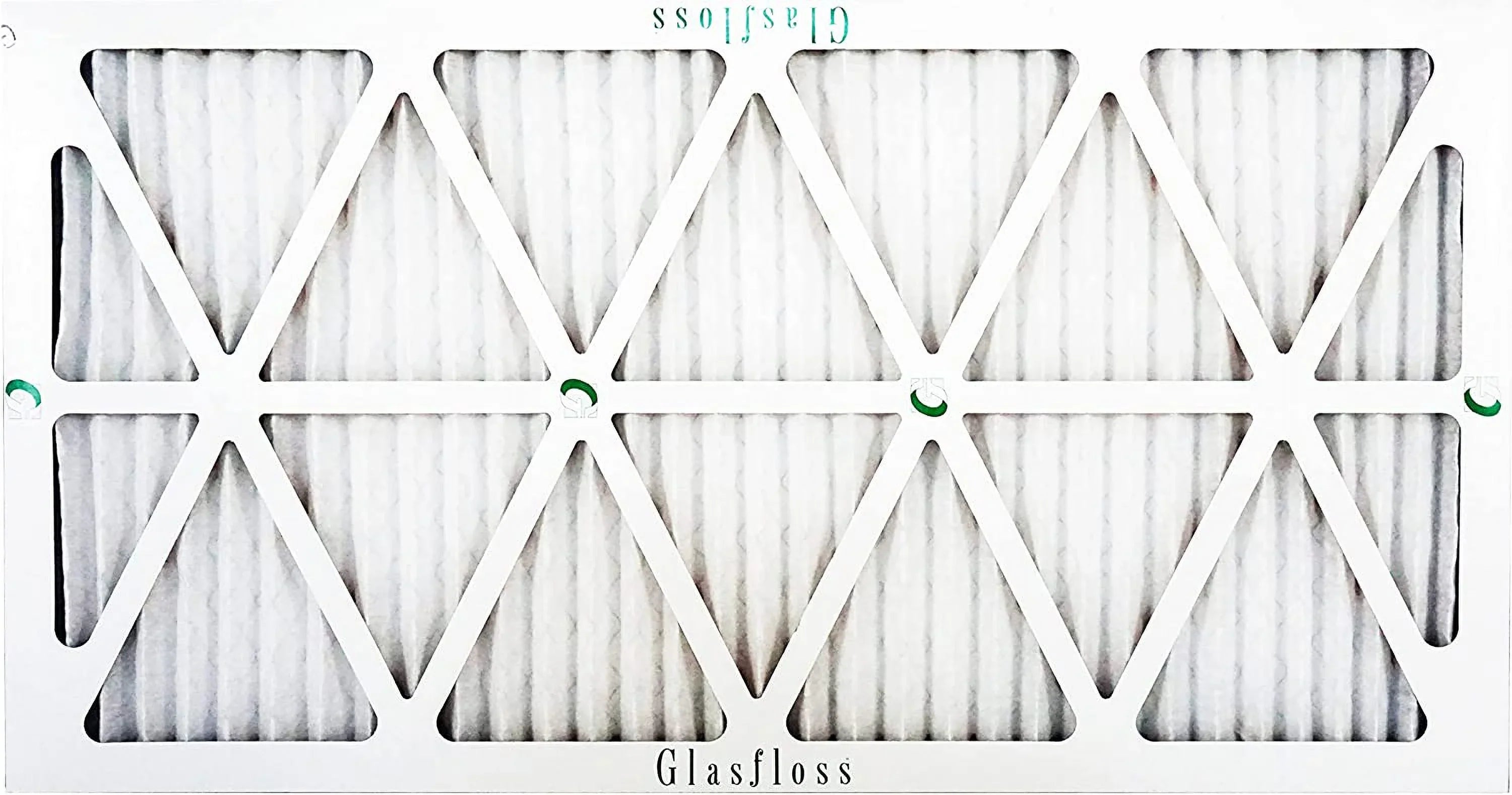 Glasfloss 12x26x1 - MERV 10 -Qty:6 - Furnace Air Filter - Made in USA (Actual Size: 11.5 x 25.5x7/8 inch)