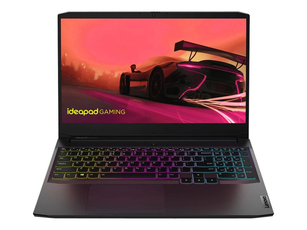 IdeaPad 15.6" FHD Gaming Notebook Ryzen 5 5600H, 8GB RAM, 1TB HD & 256GB SSD, Windows 10 Home, Black, 82K20001US