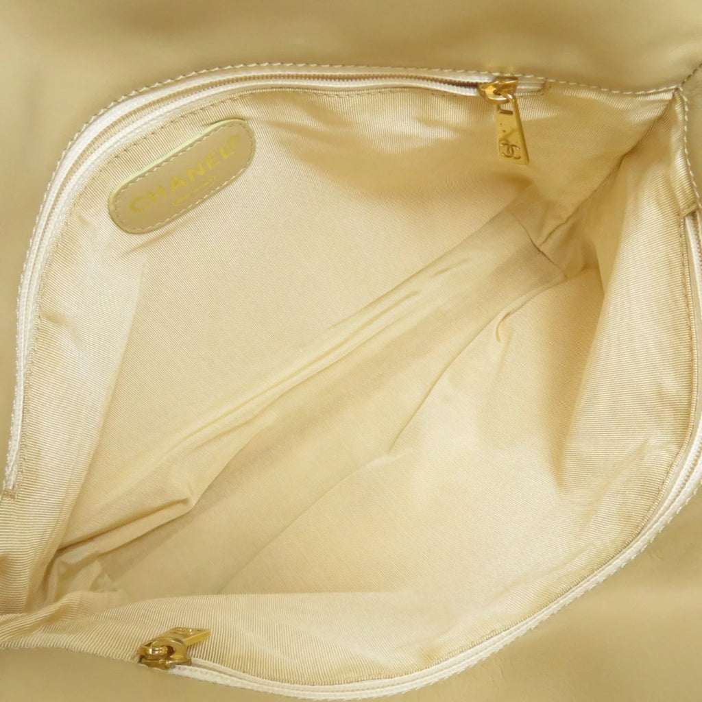 Pre-Owned Chanel coco mark tote bag lambskin ladies CHANEL (Good)