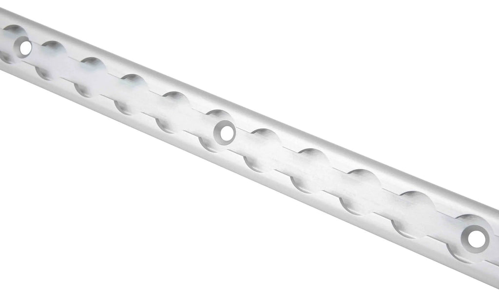 Heavy Duty Aluminum 4ft L-Track (8 Pcs) w/ L-Track Stud Stainless Steel Ring (32 Pcs) Tie Down System for Enclosed Trailers and Cargo Vans