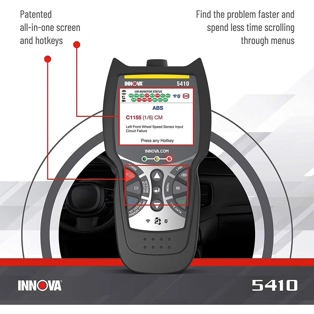 INNOVA 5410 CarScan Diagnostics Bluetooth Code Reader Automotive Scanner Tool