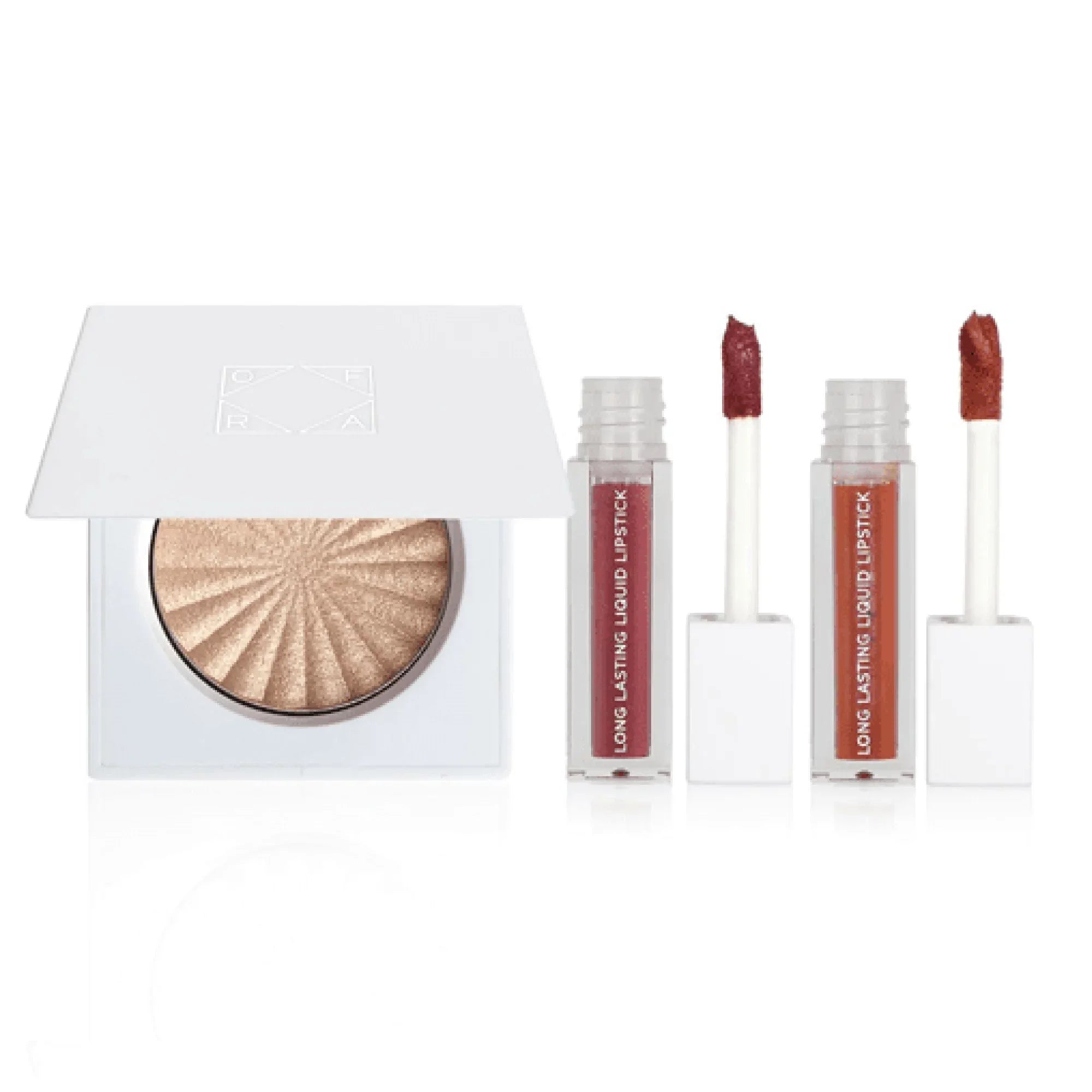 OFRA - Winter Heatwave - Holiday 3 piece set - Highlighter & Lipstick Set