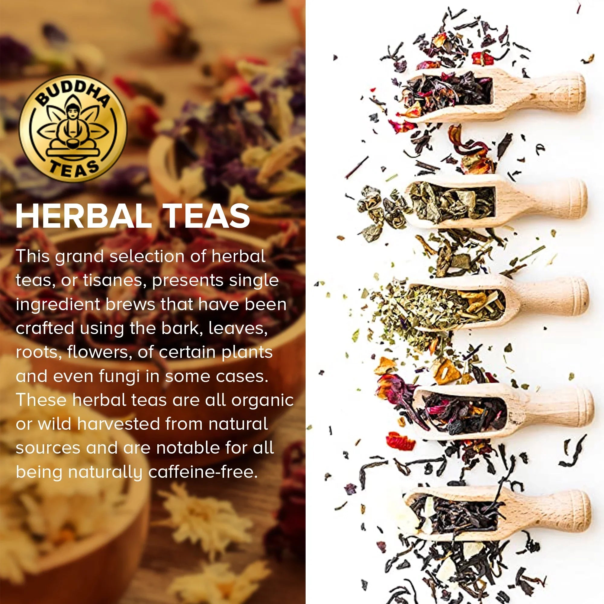 Buddha Teas Organic Turmeric Ginger Tea Bags Antioxidant Herbal Detox Drink 3 Boxes