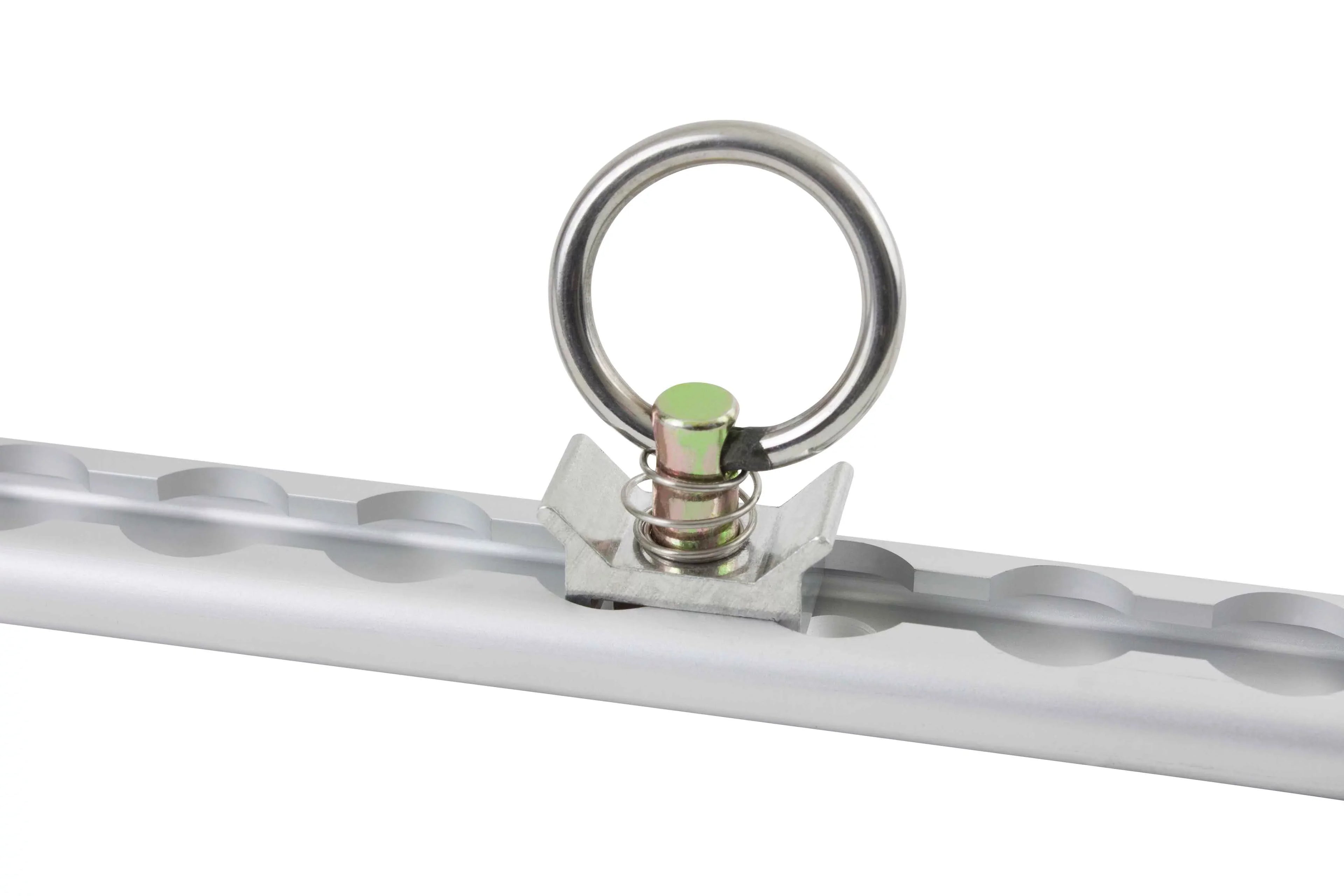 Heavy Duty Aluminum 4ft L-Track (8 Pcs) w/ L-Track Stud Stainless Steel Ring (32 Pcs) Tie Down System for Enclosed Trailers and Cargo Vans