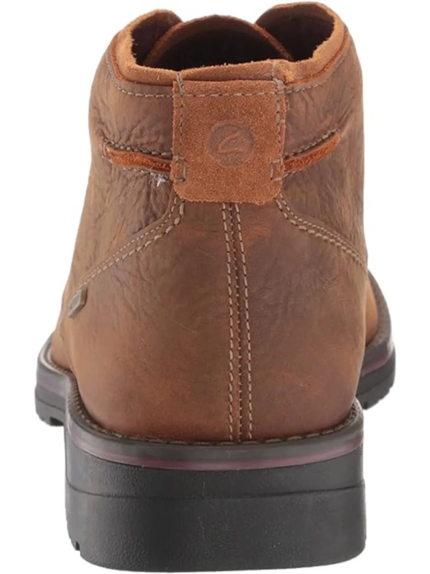COLLECTION BY CLARKS Mens Brown Liquid Resistant Cushioned Removable Insole Morris Peak Round Toe Lace-Up Chukka Boots 8 W