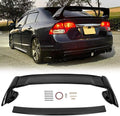Rear Trunk Spoiler Wing Compatible with 2006-2011 Honda Civic 4 Door Sedan ABS Trunk Spoiler Wing Painted Gloss Black