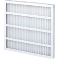 Global Industrial High Capacity Pleated Air Filter, MERV 8, Self-Supported, 20"Wx16"Hx2"D, Lot of 12