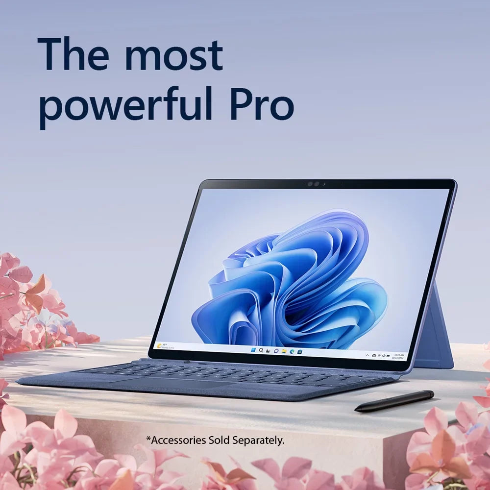 Restored Surface Pro 9 13" Touch Tablet, i7 16GB/256GB, Sapphire (Refurbished)