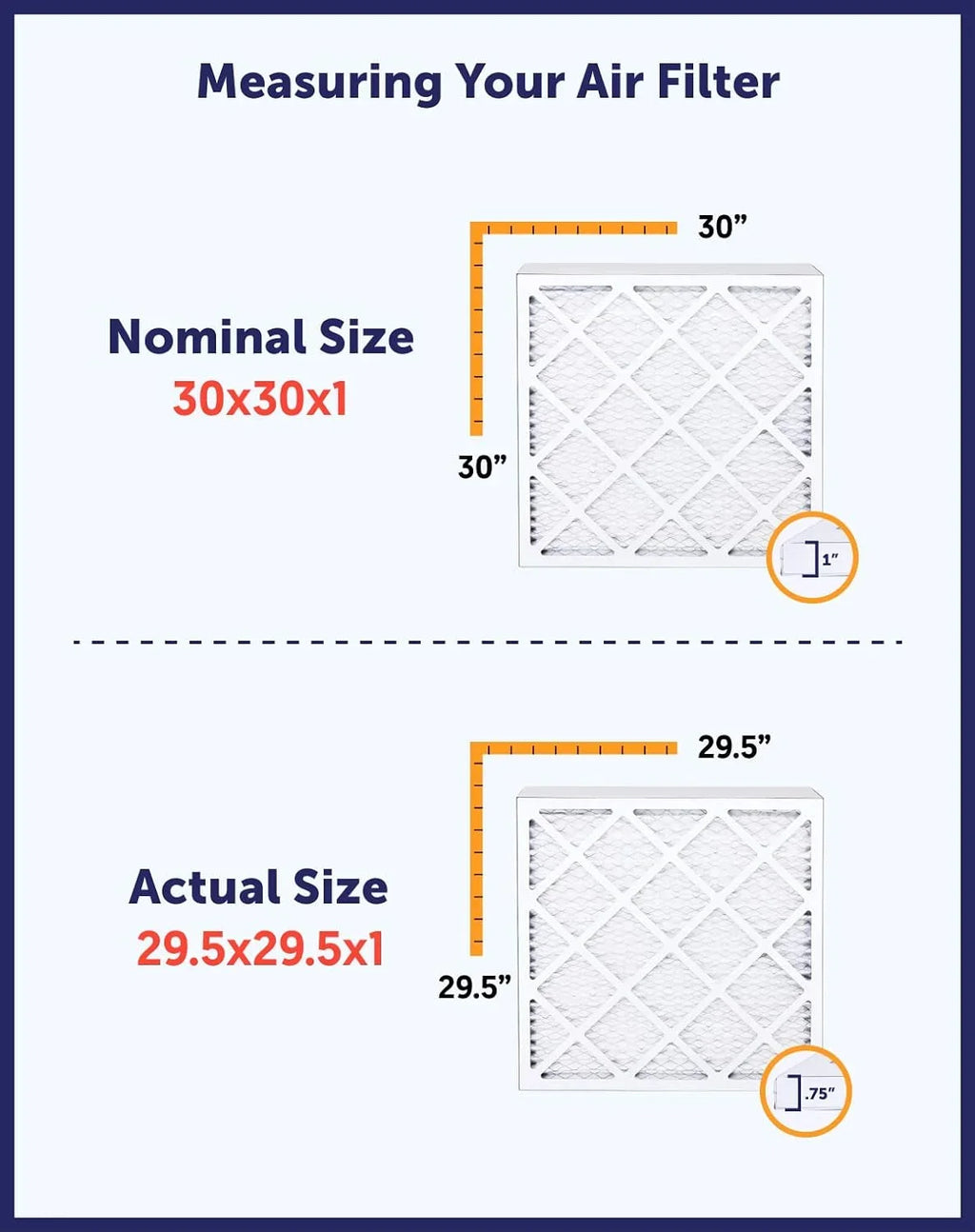 Filter King 9x60x1 Air Filter | 4-PACK | MERV 8 HVAC Pleated A/C Furnace Filters | MADE IN USA | Actual Size: 9 x 60 x .75"