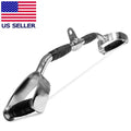Fitness Maniac Home Gym Cable Attachment 28 inch LAT Bar Handle Machine Exercise Chrome PressDown Strength Training Home Gym Attachments