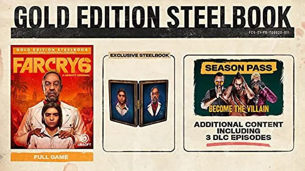 Far Cry 6 PlayStation 5 Gold Steelbook Edition