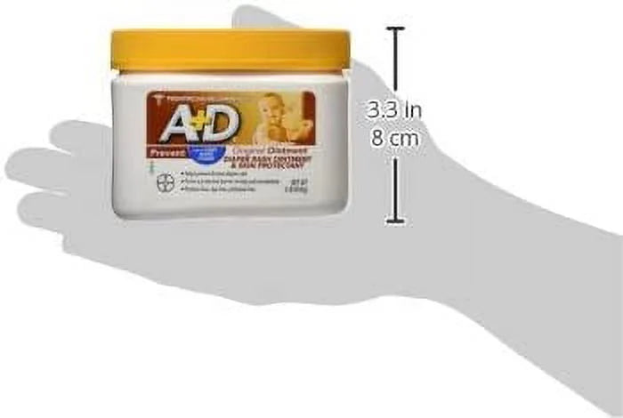 A D Original Diaper Rash Ointment, Skin Protectant With Lanolin And Petrolatum, (Packaging May Vary) Cream 16 Ounce (Pack Of 1)