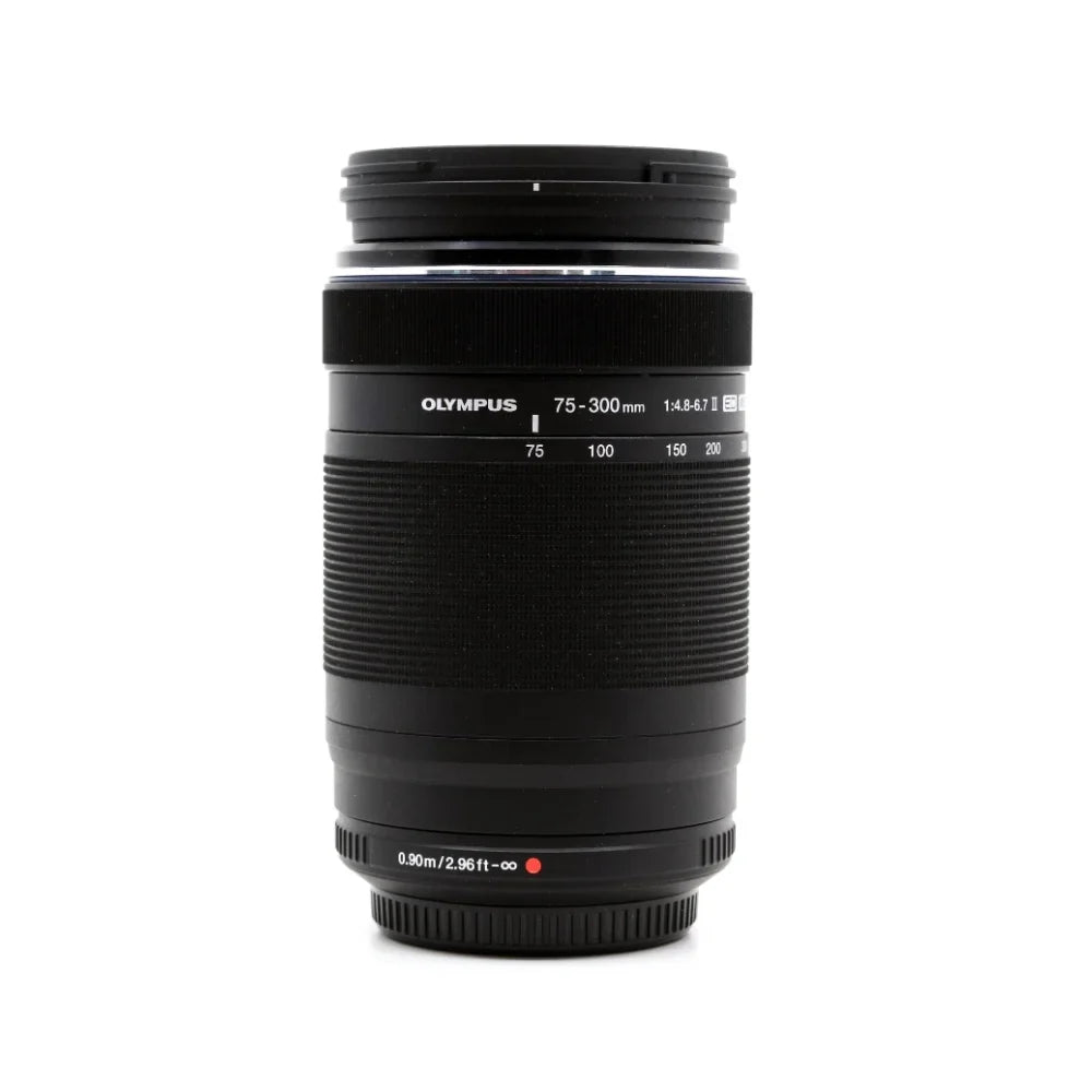 Olympus M.Zuiko Digital ED 75-300mm f/4.8-6.7 II Lens+13 Piece Filter & More- 64GB Accessory Kit