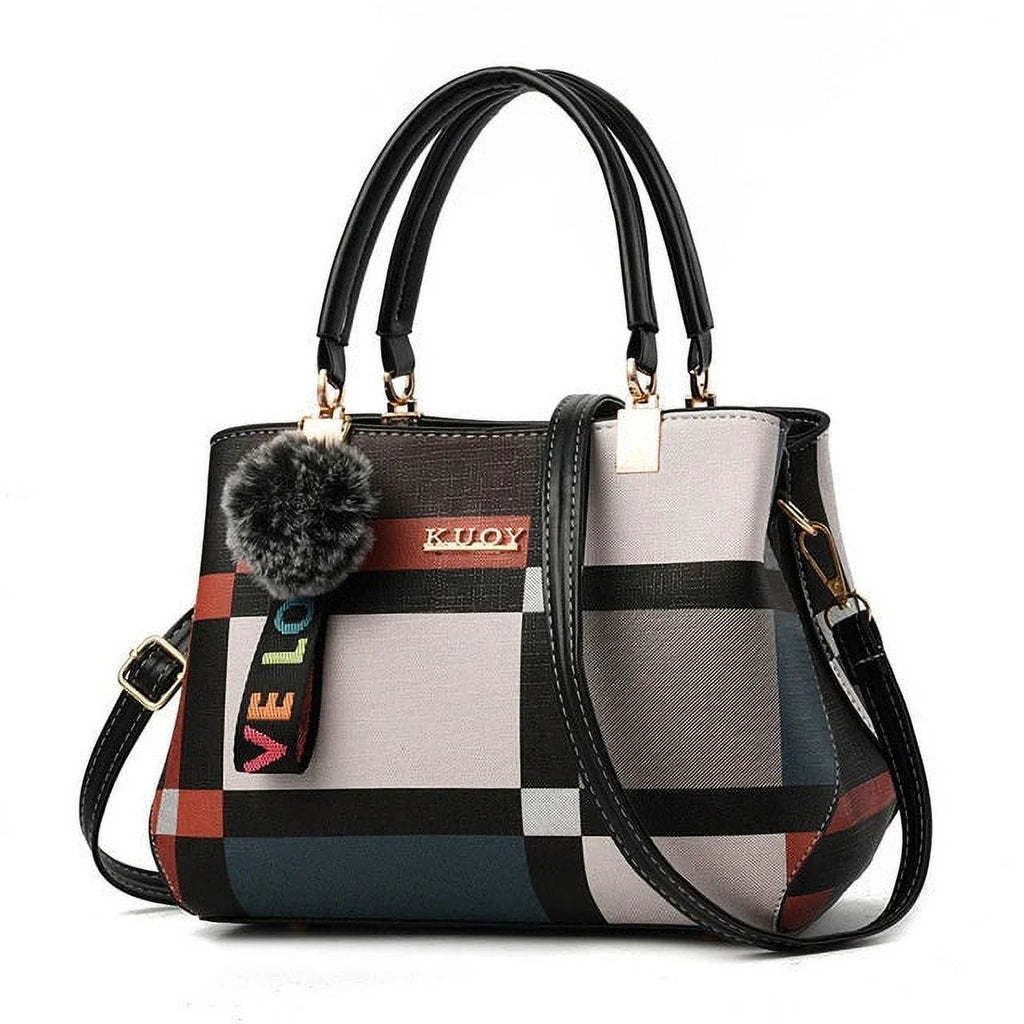 Women New Luxury Handbag Stitching Wild Messenger Bags Designer Brand Plaid Shoulder Bag Ladies Totes